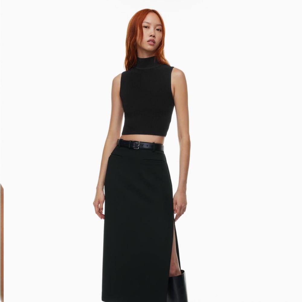 Aritzia Babaton Sculpt Knit Mock Tank